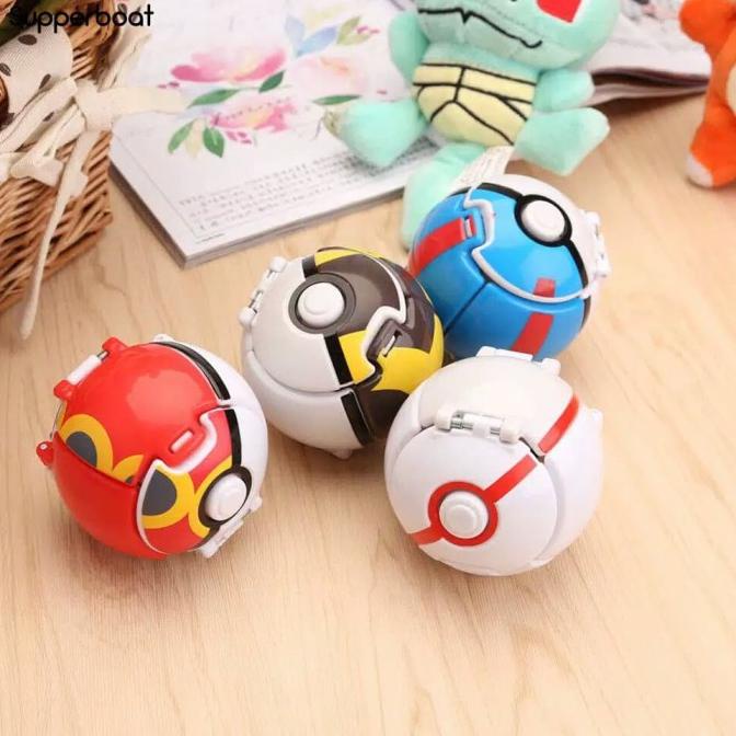 POKEBALL FIGURE POKEMON / BOLA POKEMON LEMPAR / MAINAN FIGURE POKEBALL