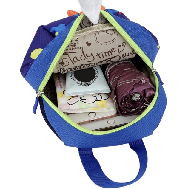 Tas Boy Girl Backpack with Safety Harness Leash Playful School Bags