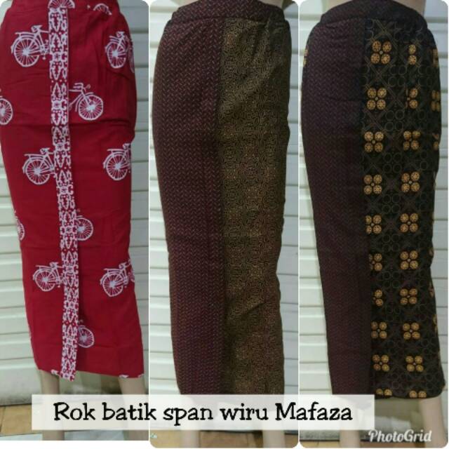 Rok batik span wiru Mafaza