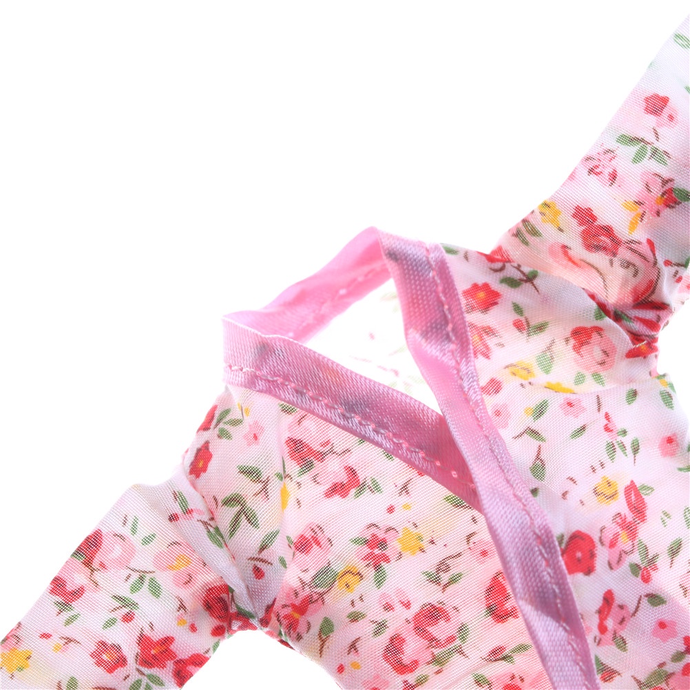 Boneka Piyama Handmade Motif Print Bunga