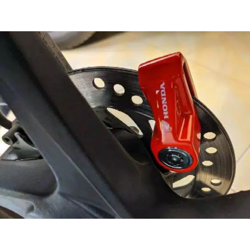Gembok Motor Original Honda - Kunci Cakram Pengaman Anti Maling - Murah meriah-1