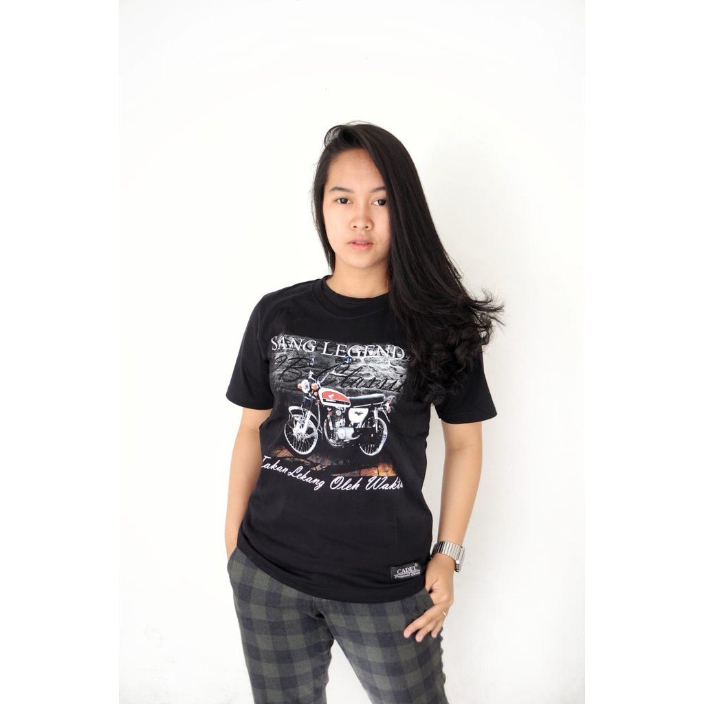 Tshirt CB100 Bisa BAYAR DITEMPAT /  COD Kaos Honda CB100 Baju SANG LEGENDA Kaos Motor Classic