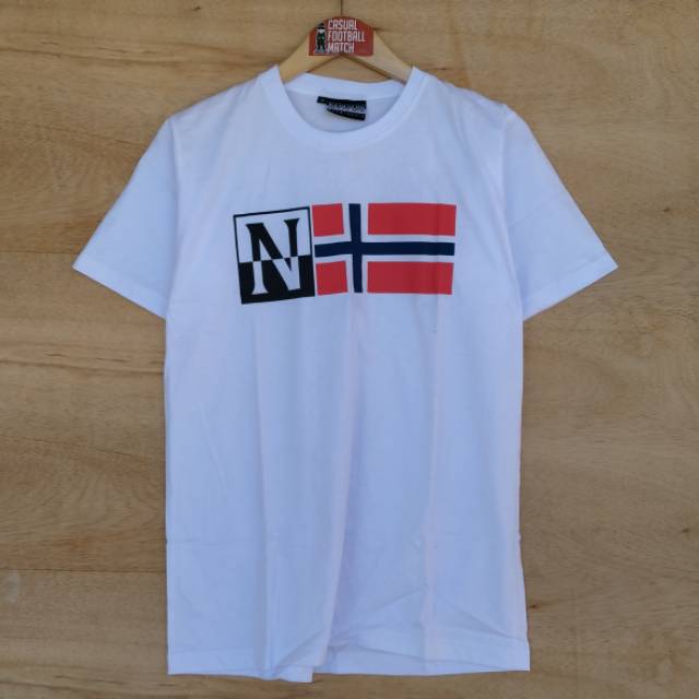 Tshirt Napapijri Big Logo Putih