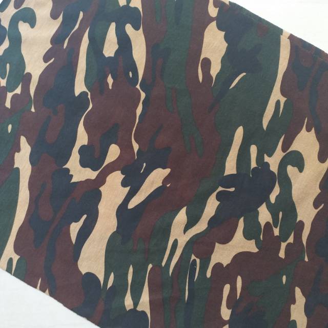 Jual Kain Loreng Banser PE (Polyester) 30sk (Single Knit)