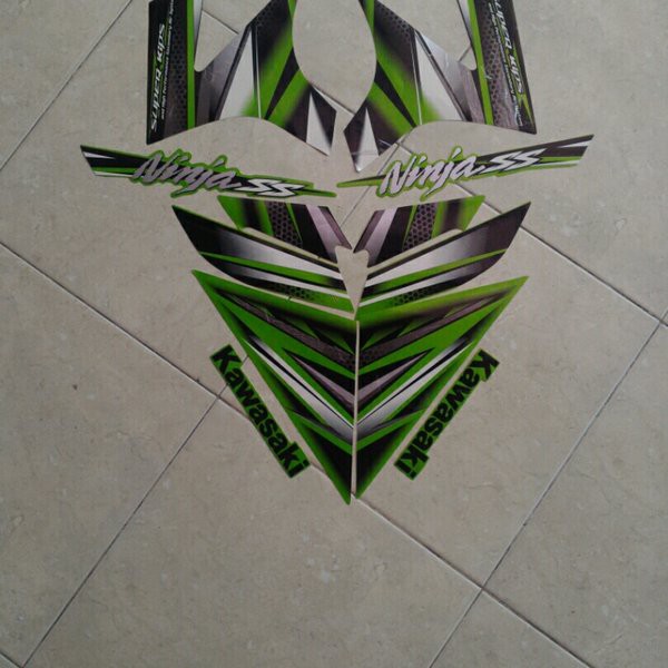 Stiker Striping Ninja Ss 2013 Hijau
