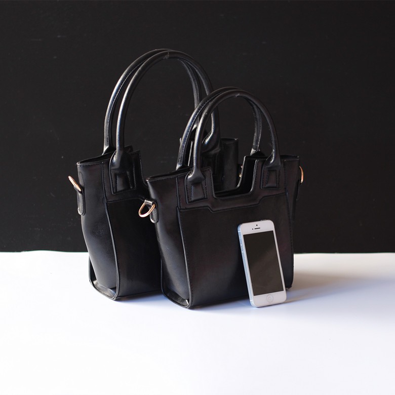 TAS JINJING ANAK ANAK PEREMPUAN IMUT LUCU WARNA HITAM