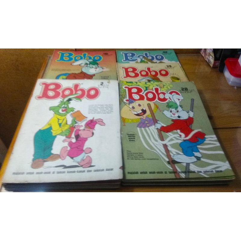 Paket Majalah bobo 25 buku thn1981