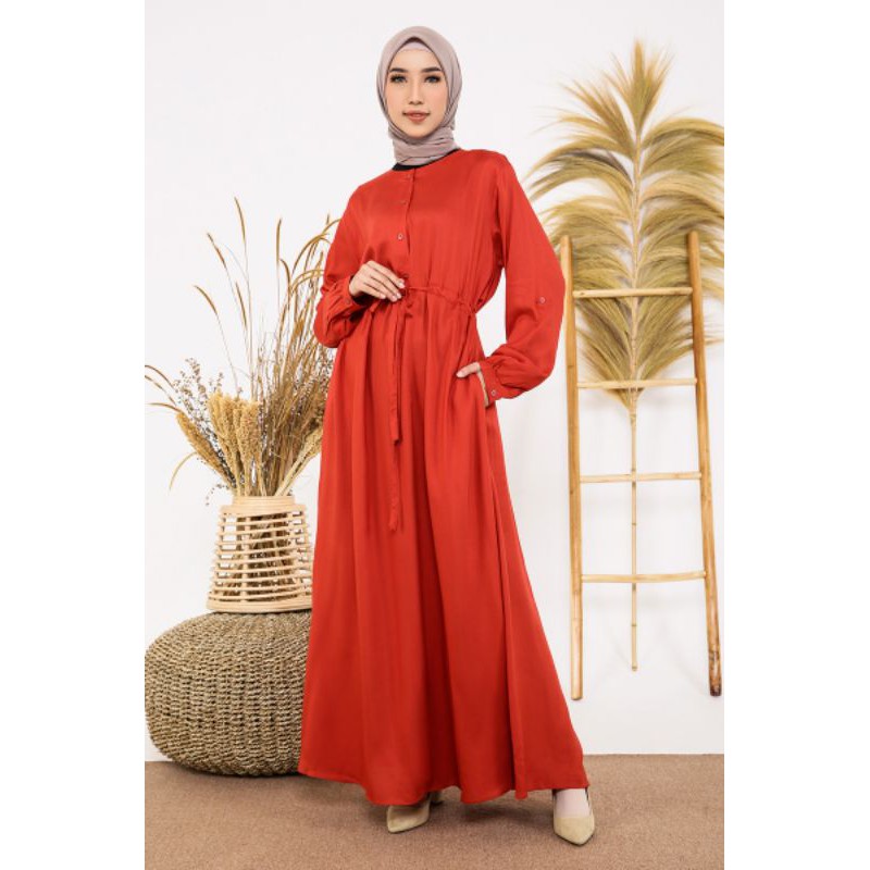 Gamis daily home dress jamiila bahan Rayon Uniqlo
