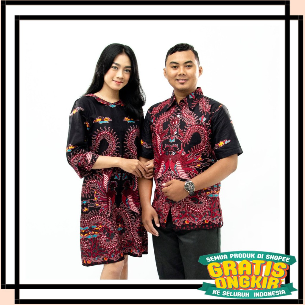 MOTIF TERBARU MODEL KOREA BATIK KEKINIAN SEMARANG / couple batik S-M-L-XL-XXL-3L-4L-5L  Asmara