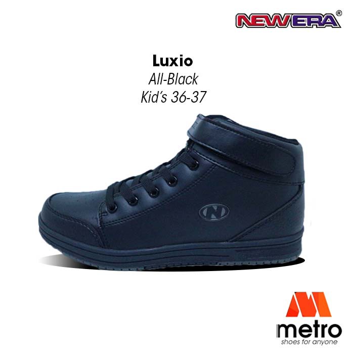 SEPATU - SEPATU ANAK - SEPATU SEKOLAH NEW ERA LUXIO UKURAN 34-37