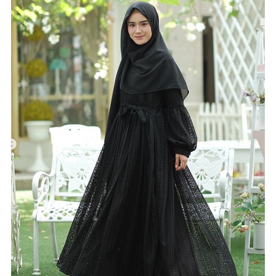 Gerai Aliyah | Arumi Dress Vol 2 (Black)