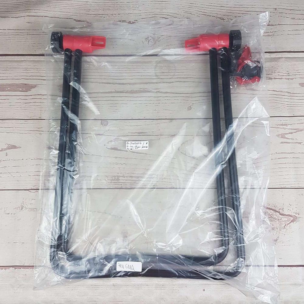 Paddock Stand Parkir Sepeda Bicycle Racks Floor Standing Bike Display - L151 - Black/Red