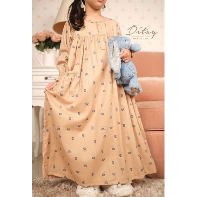 Little Rainbow Beige by Ditsy