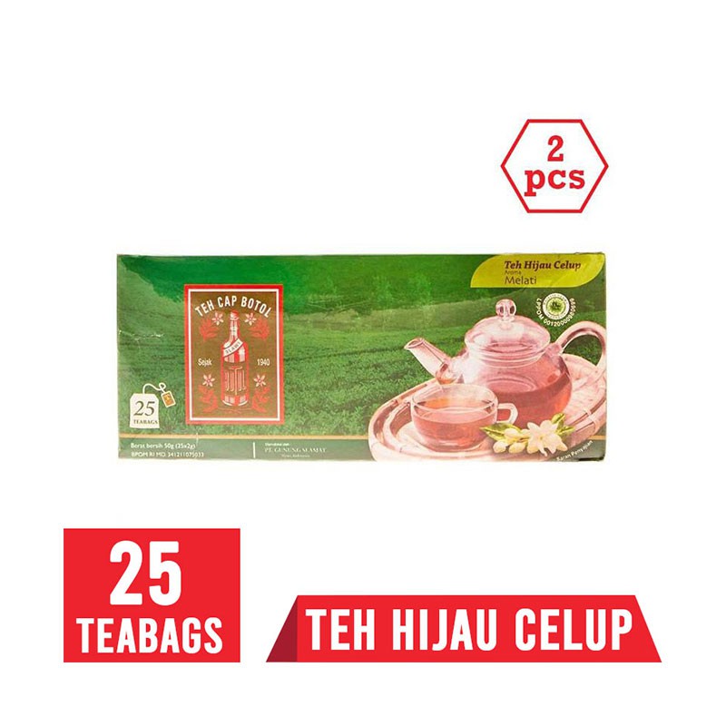 

TEH CELUP MELATI BOTOL 25 PCS