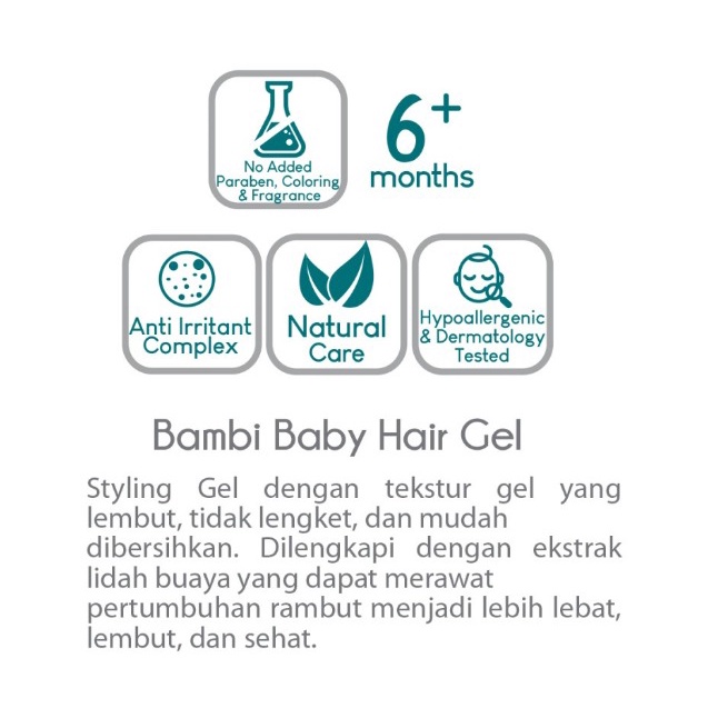 Bambi Baby Hair Gel 50ml