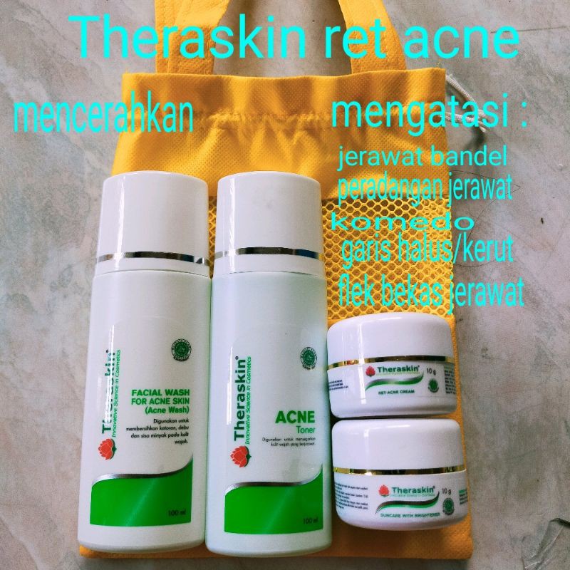 Theraskin paket glowing acne flek normal