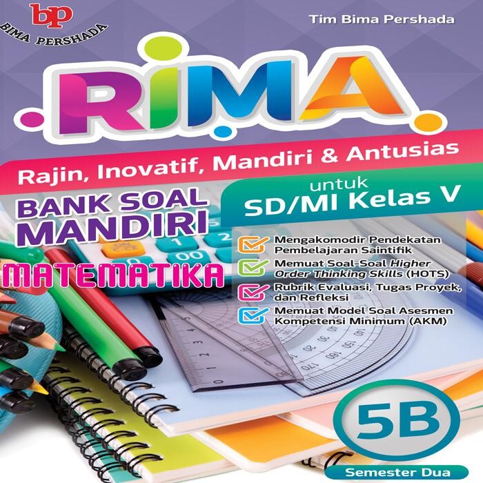 Bank Soal Rima Matematika 5b Semester 2 Kunci Request Shopee Indonesia