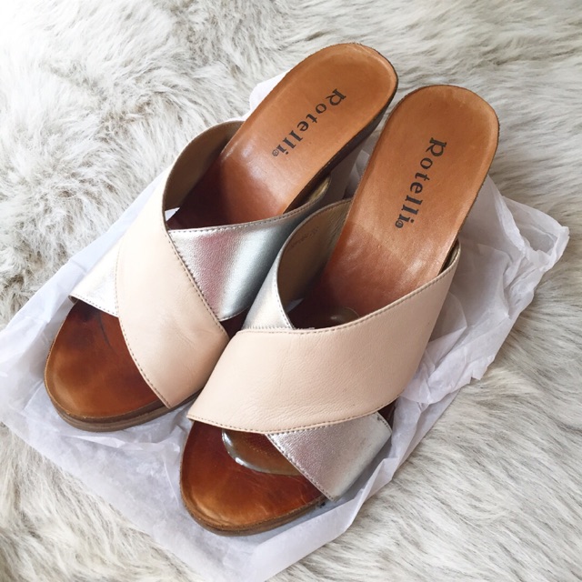 sandal wedges ROTELLI wanita