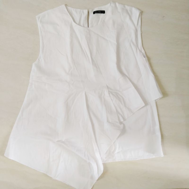 Baju Blouse Atasan Putih Polos semi formal