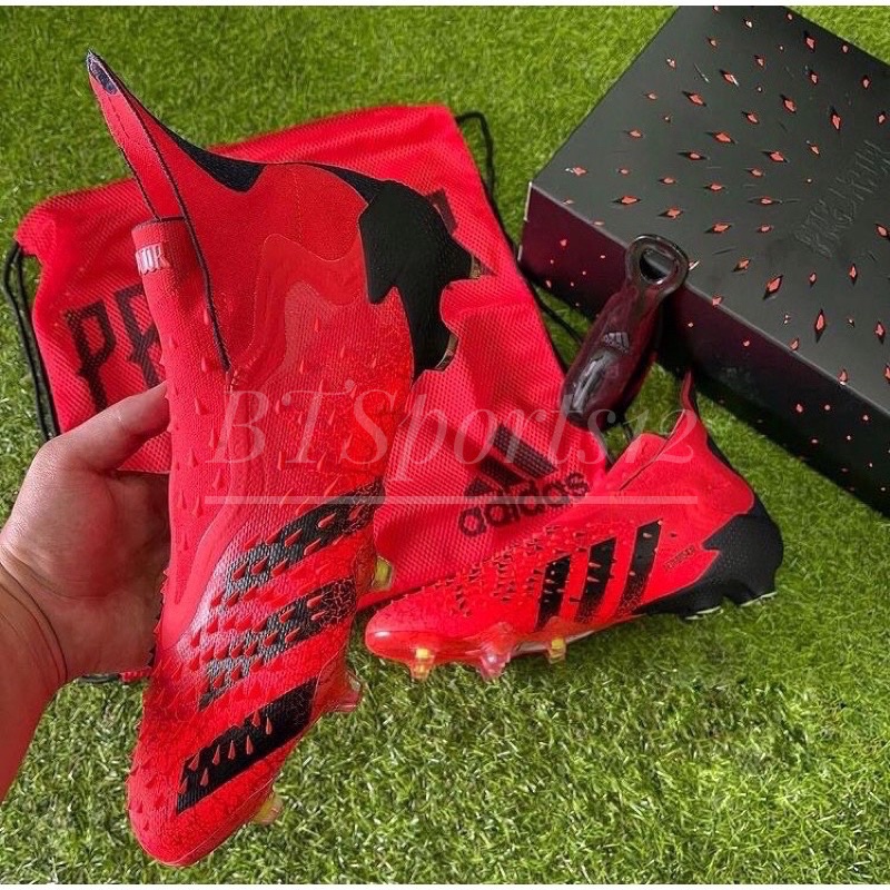 SEPATU BOLA ADIDAS PREDATOR FREAK PLUS FG ORIGINAL BOOTS FOOTBALL