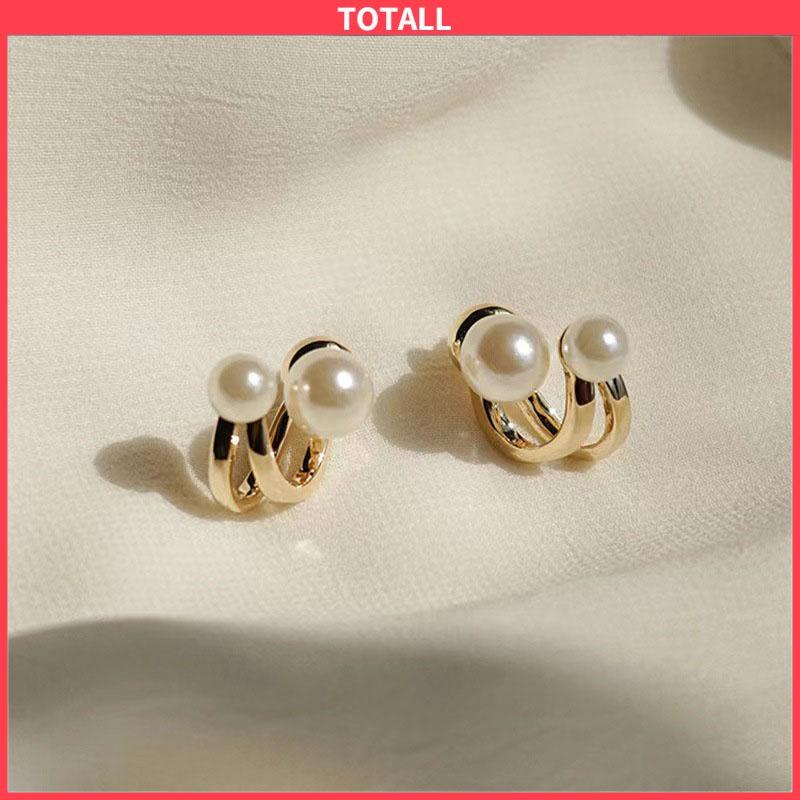 COD Pearl Trendy Niche Design Temperament Light Luxury High-end Earrings-Totall