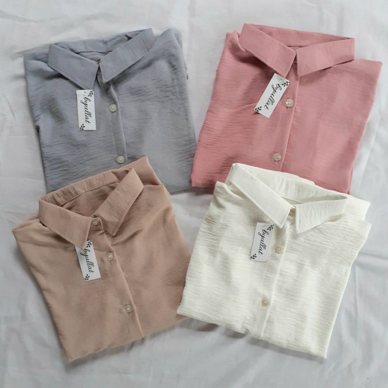 YUMY BLOUSE/ KEMEJA CRINKLE AIRFLOW