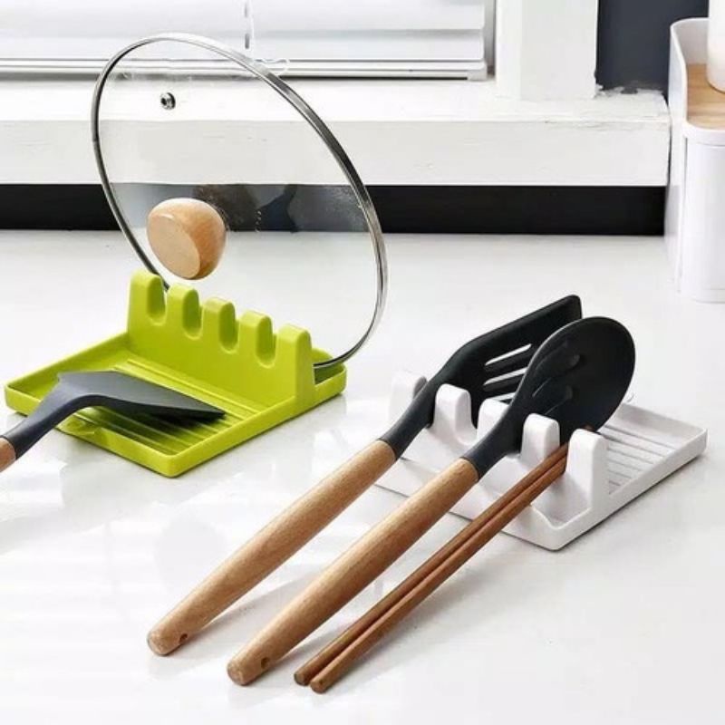 Spatula Holder /Tatakan Sutil /Tatakan Alat Masak/ Rak Spatula Sutil Tutup Panci