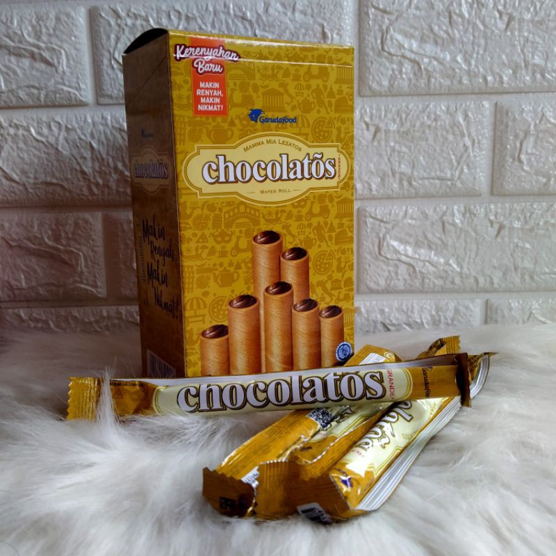 

Chocolatos wafer roll grande1 pack - 16 gram x 20 pcs - #PromoGaruda