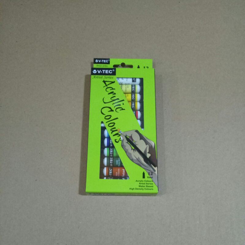 

Cat Acrylic V-Tec 12 warna 6 ml