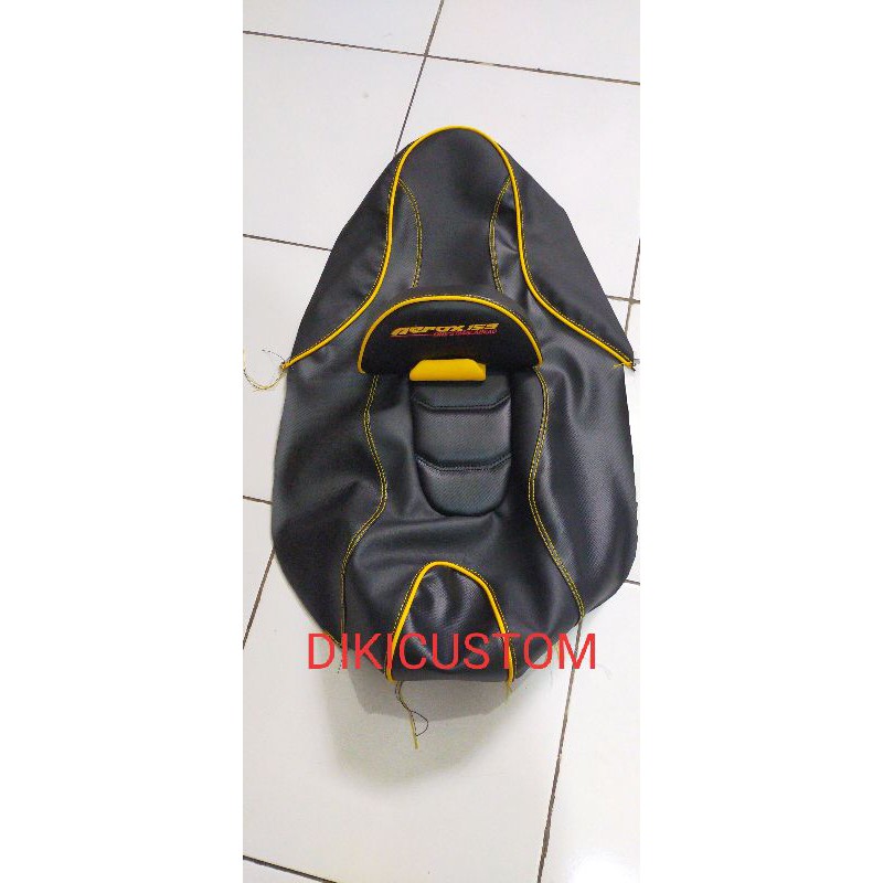 kulit jok aerox custom / kulit custom MBtech untuk aerox