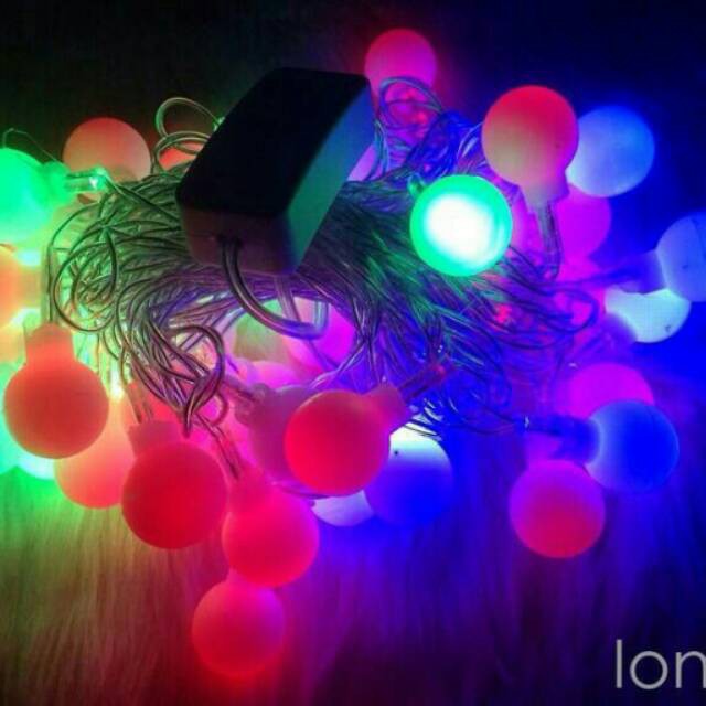 Lampu Tumblr - Rainbow Lampu Natal LED RGB Twinkle Light