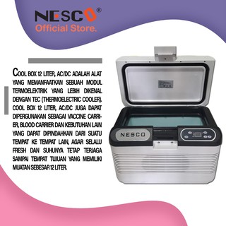 Nesco Cool Box ACDC / box Vaksin berpendingin | Shopee Indonesia