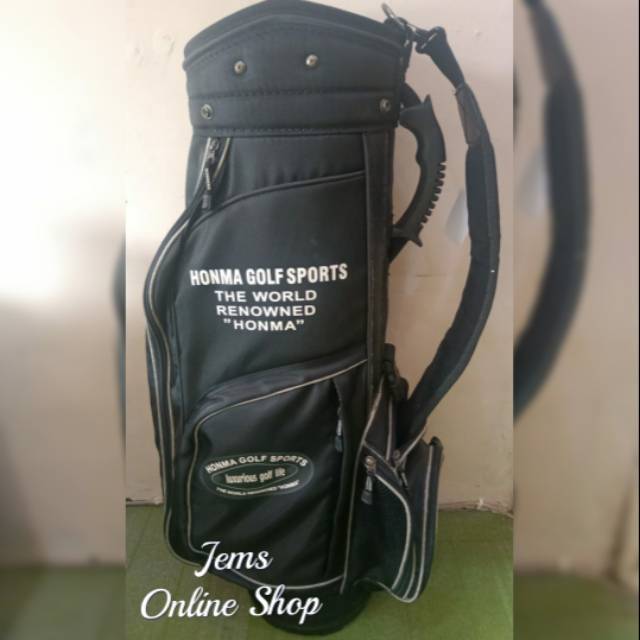 Tas Golf Bag Golf Second Bekas HONMA HITAM