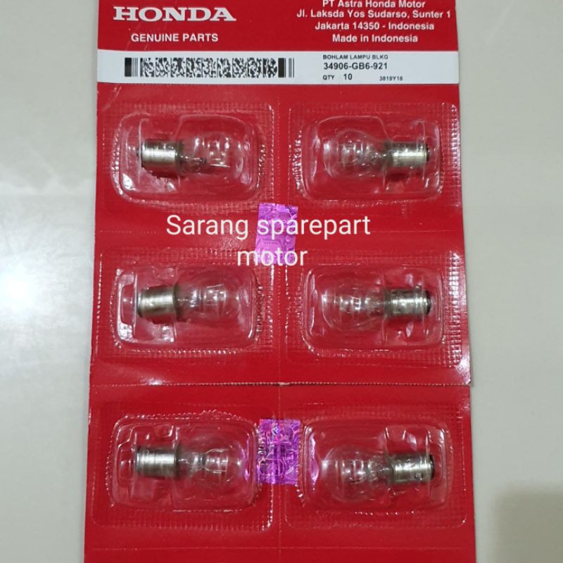 Bohlam Lampu Stop/Belakang Honda GB6