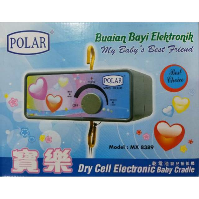 POLAR mesin ayunan bayi elektrik polar fulset lengkap