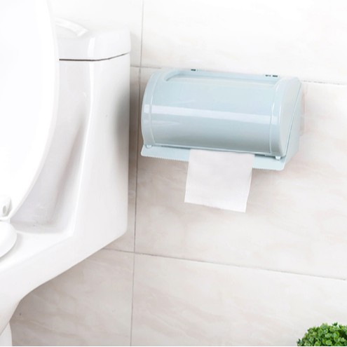 Kotak Tissue Tempel ABS Anti Air WC Toilet Kamar Mandi Kuat Tahan Lama