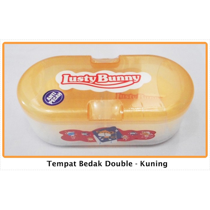 Lusty Bunny Tempat Bedak isi dua Anti Pecah