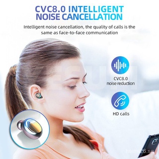 Wireless Headphones Bluetooth 5.0 Touch Control Stereo Noise Cancelling Headsets with Microphone