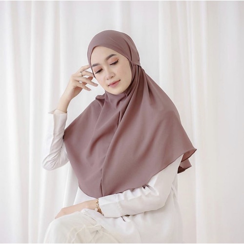 Bergo Maryam polos khimar Instan kerudung tali jilbab diamond bergo mariam