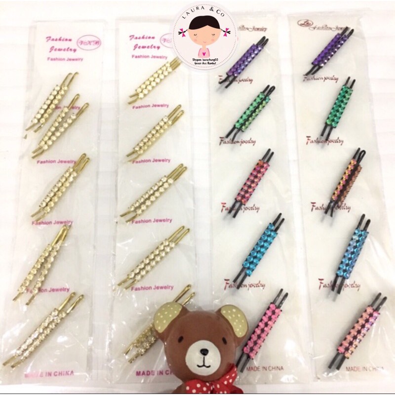 JEPIT LIDI MATA 10PC TEBAL BOBBY PIN GROSIR