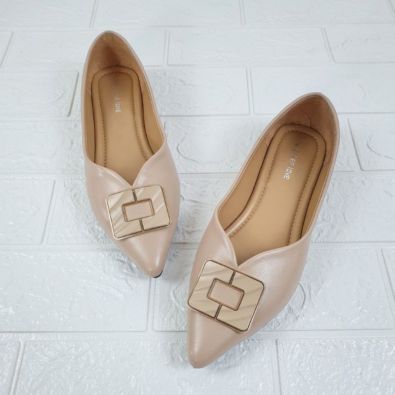 SEPATU WANITA / SEPATU KERJA / FLATSHOES BRANDED MURAH CLASSY