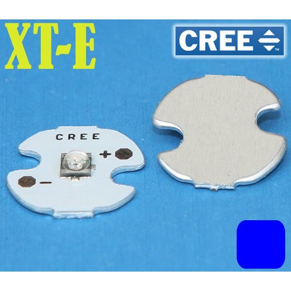 Led Cree 5W CREE XT-E LED ROYAL BLUE Biru EMITTER USA 16MM PCB 1.5A