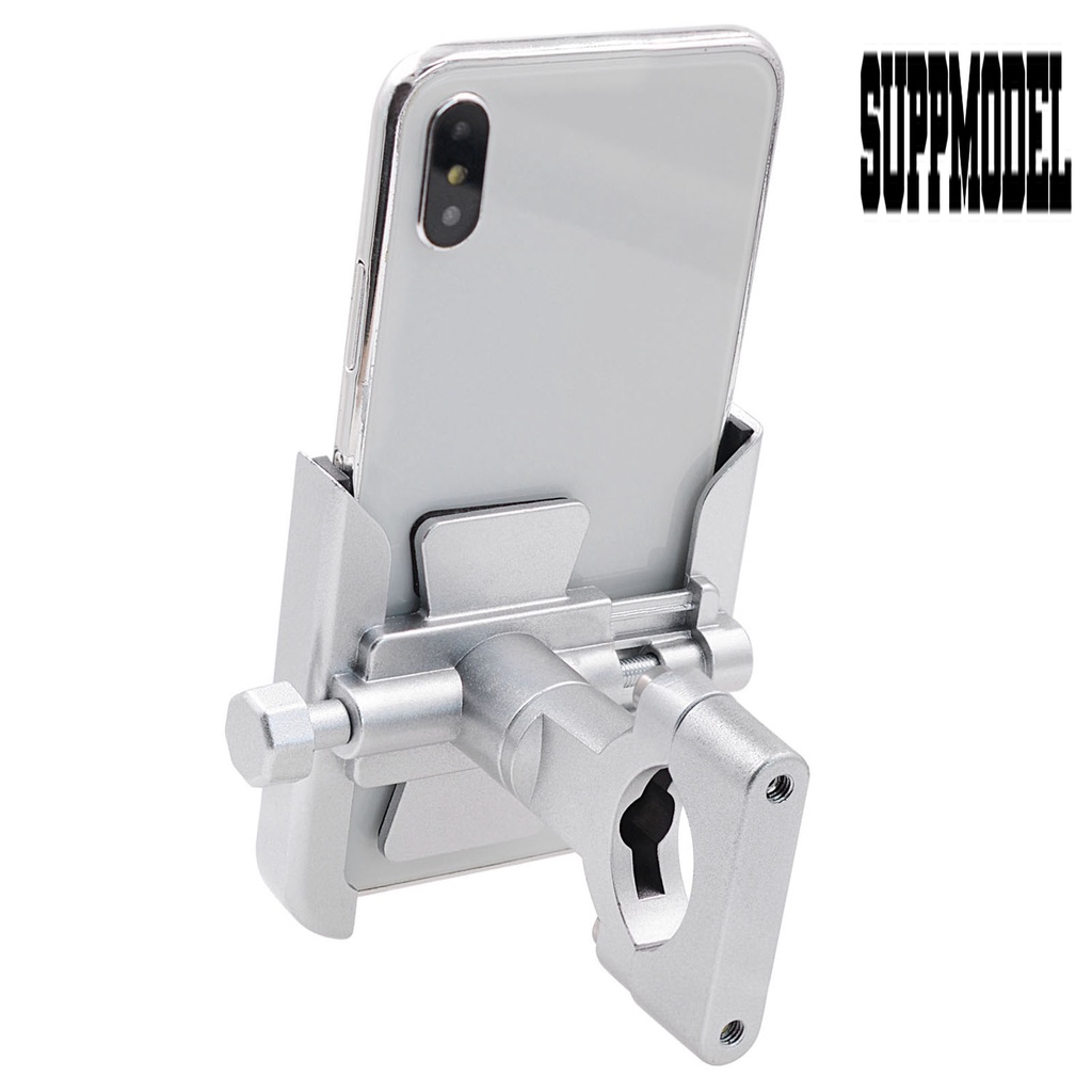 Stand Holder Handphone Bahan Aluminum Alloy Untuk Setang Sepeda Motor