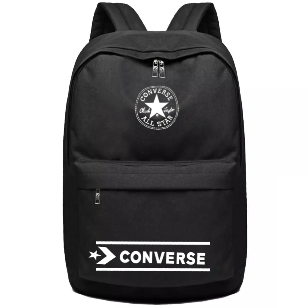 11.11&amp;12.12 BIG SALE!! Tas Ransel Distro CP30 Tas Ransel Fashion Pria dan Wanita Tas Sekolah Tas Outdoor - Black