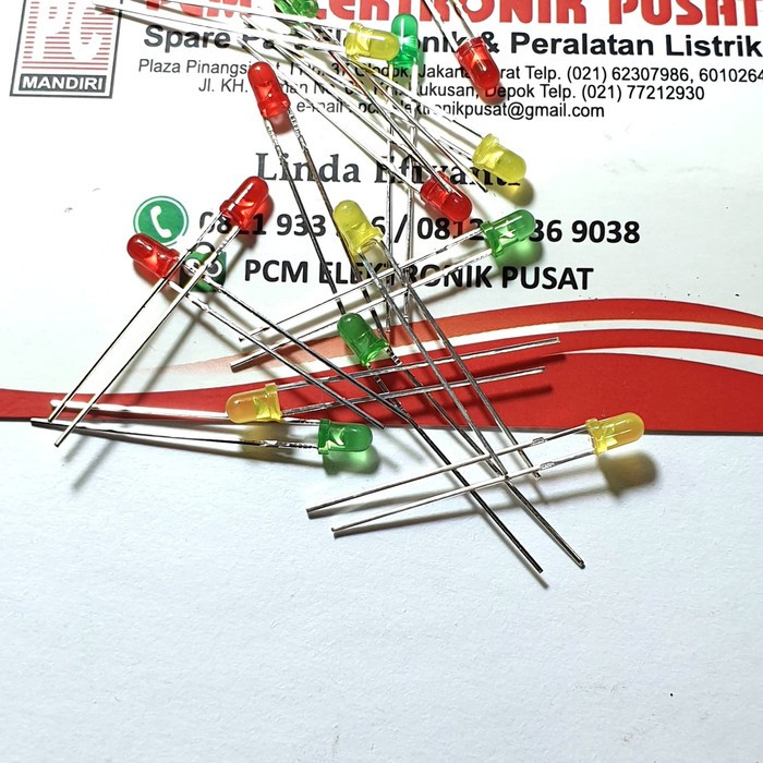 New Dioda led 3mm putih nyala KUNING