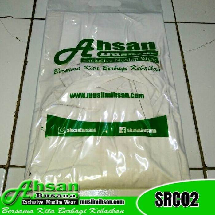 PROMO   Celana Sarung Ahsan Putih SRC02