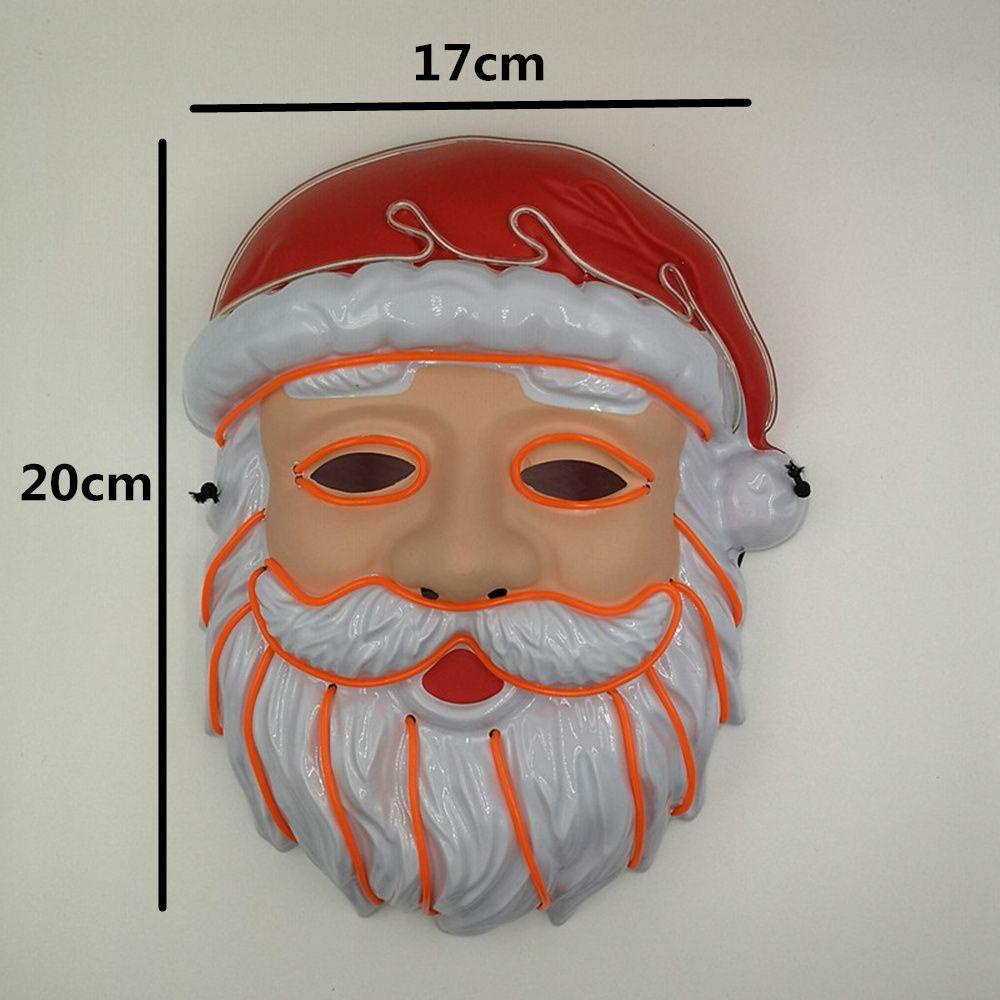 Top Santa Claus protectionCheer Props Bar Stage Natal el wire Topeng