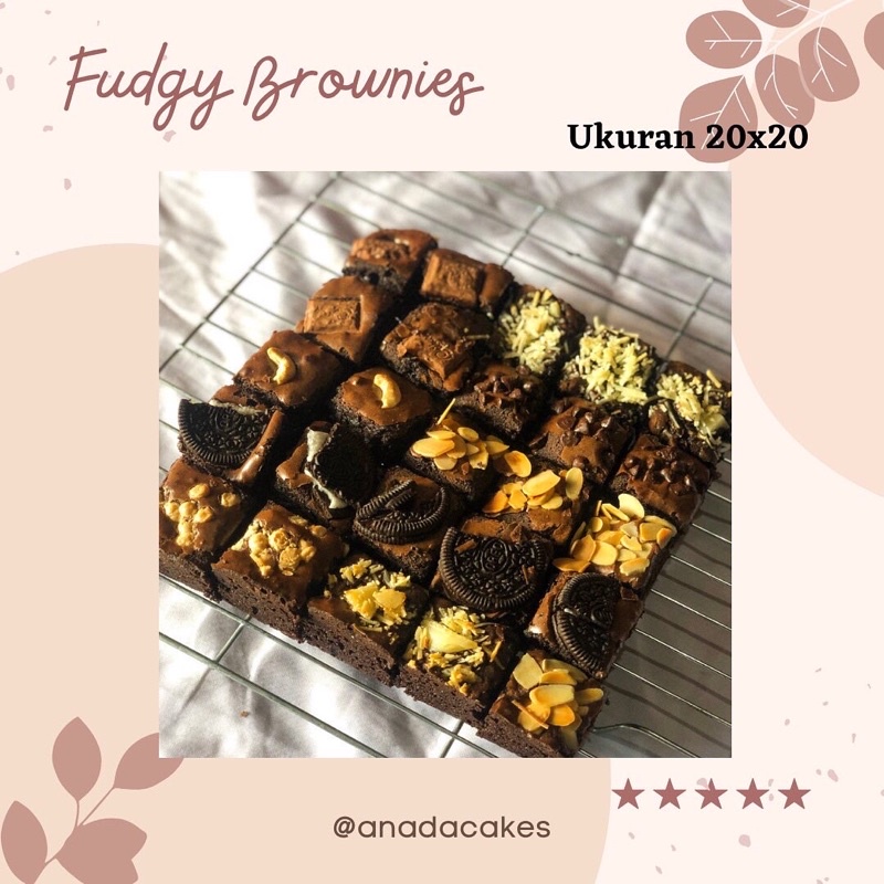 

Fudgy Brownies by @anadacakes Basic Menu #3