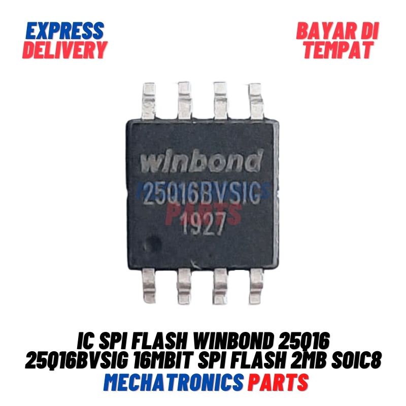 IC SPI Flash Winbond 25Q16 25Q16BVSIG 16MBit SPI Flash 2MB SOIC-8