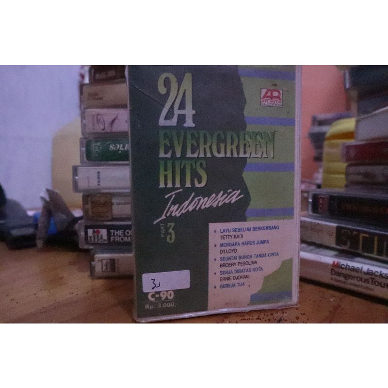 kaset 24 evergreen hits indonesia